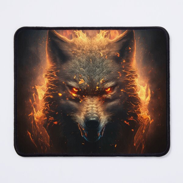 Item preview, Angry wolf God designed and sold by Visual-wallart.