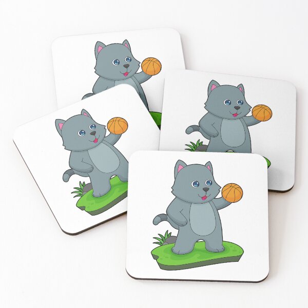 Item preview, Cat Basketball player Basketball designed and sold by Snabdesign84.