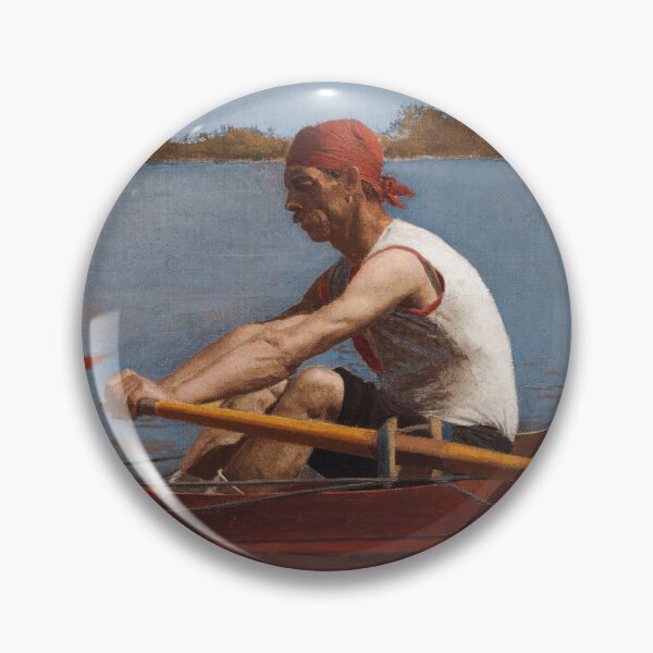 Item preview, John Biglin in a Single Scull by Thomas Eakins, 1874 designed and sold by Vintage Wall Art.