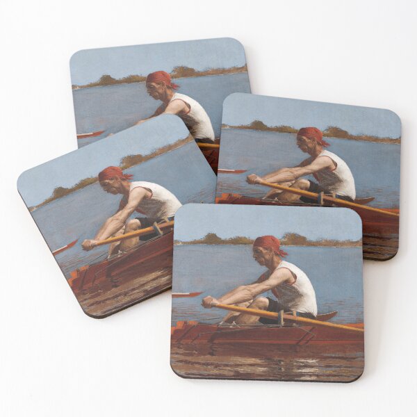 Item preview, John Biglin in a Single Scull by Thomas Eakins, 1874 designed and sold by Vintage Wall Art.