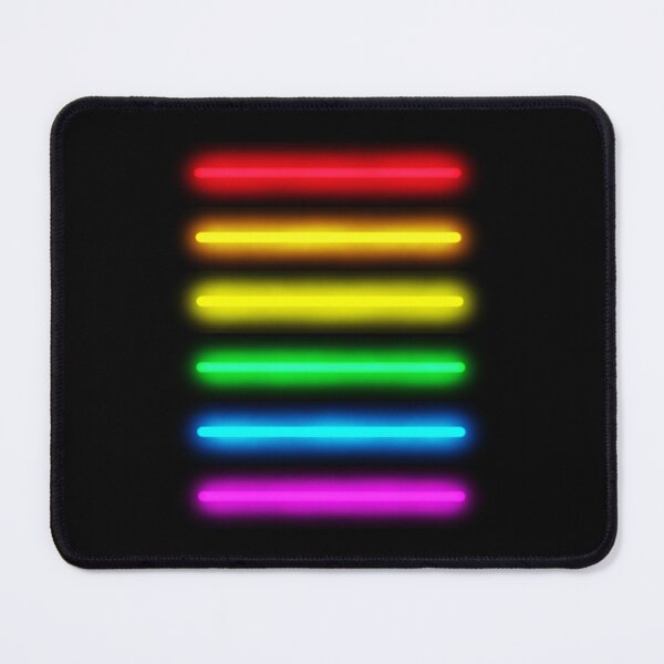 Item preview, Minimalist Neon Classic Pride Flag designed and sold by O1RSH.