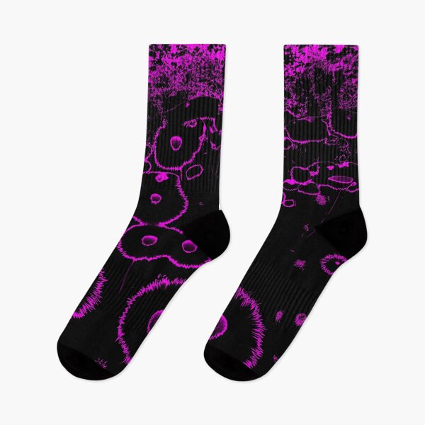 Item preview, Glowing Purple Mauve Abstract Dandelions designed and sold by asurtiumgreen.