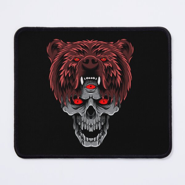 Item preview, Skull with Bear designed and sold by RedNeo.