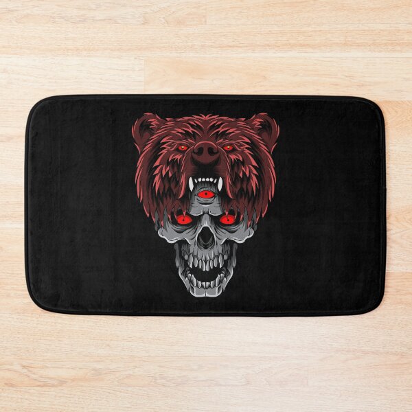 Item preview, Skull with Bear designed and sold by RedNeo.