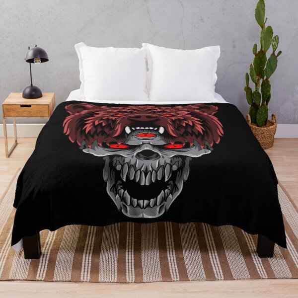 Item preview, Skull with Bear designed and sold by RedNeo.