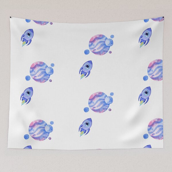 Item preview, astronaut in a rocket to space designed and sold by Omnya aboelyazeed.
