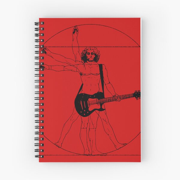Item preview, Vitruvian Rock Star Man - en rojo designed and sold by boltjesdesign.