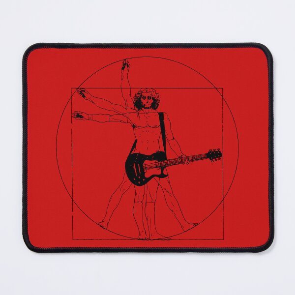 Item preview, Vitruvian Rock Star Man - on Red designed and sold by boltjesdesign.