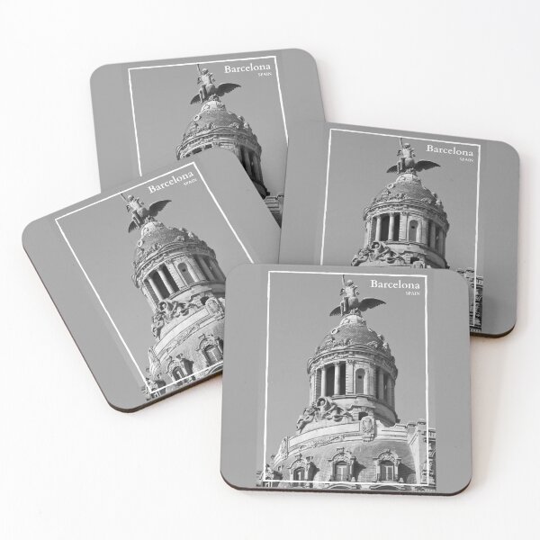 Item preview, Passage de Gracia in Barcelona Spain Travel Black and White designed and sold by SoccaTamam.