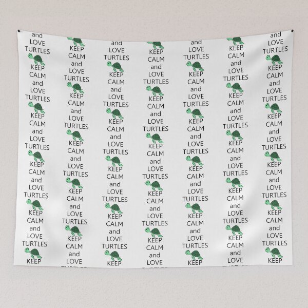 Item preview, Keep calm and love turtles designed and sold by rainbowcho.