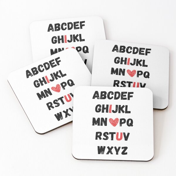 Item preview, Alphabet Love for Teachers and Students  designed and sold by BilalArt95.