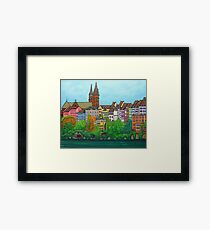 Colours of Basel, Switzerland Gerahmter Kunstdruck