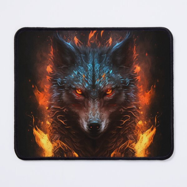 Item preview, Angry wolf Spirit designed and sold by Visual-wallart.