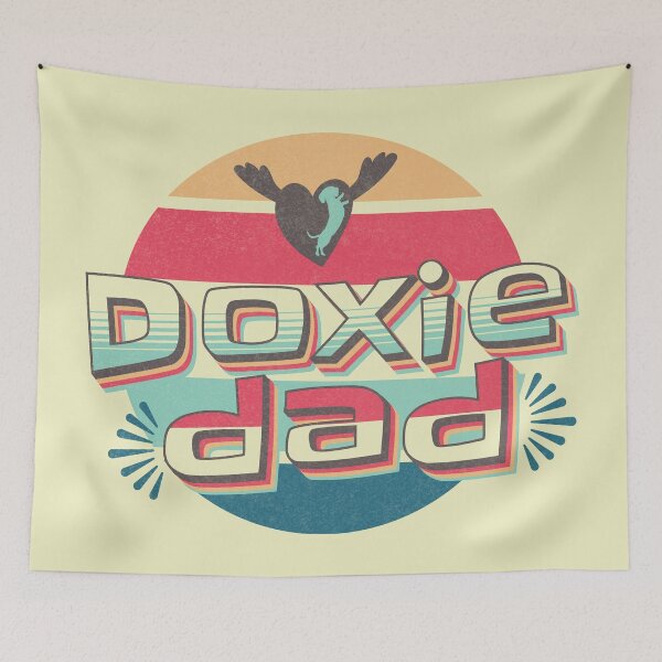 Item preview, doxie papá retro designed and sold by Hic21.