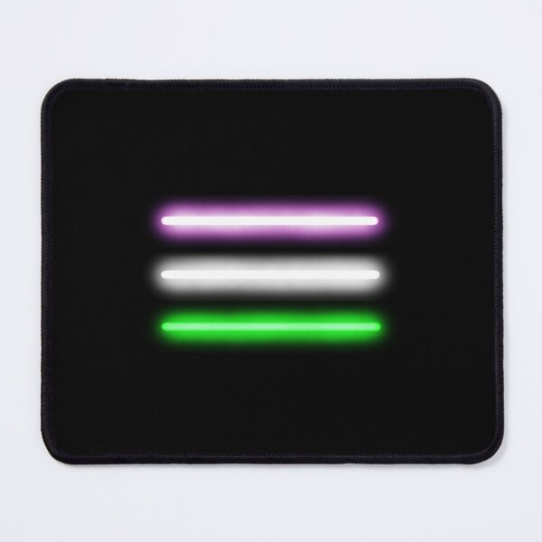 Item preview, Minimalist Neon Genderqueer Pride Flag designed and sold by O1RSH.