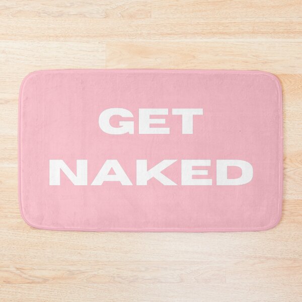 Item preview, Funny shower curtain "Get Naked" designed and sold by Bonicrazypeople.