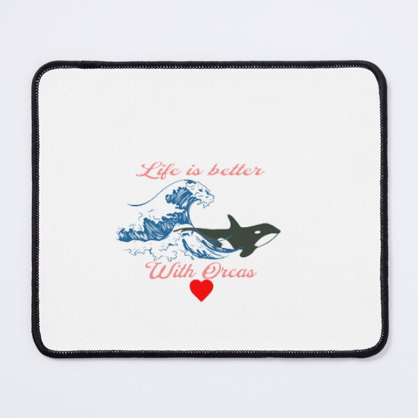 Item preview, Life is better with Orcas, Waves , Heart designed and sold by KoumlisArt.