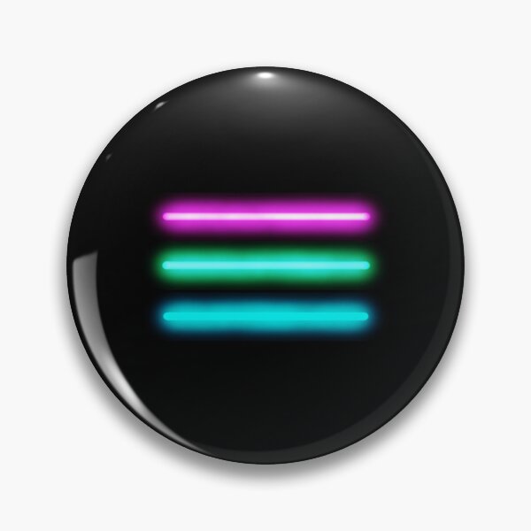 Item preview, Minimalist Neon Polysexual Pride Flag designed and sold by O1RSH.
