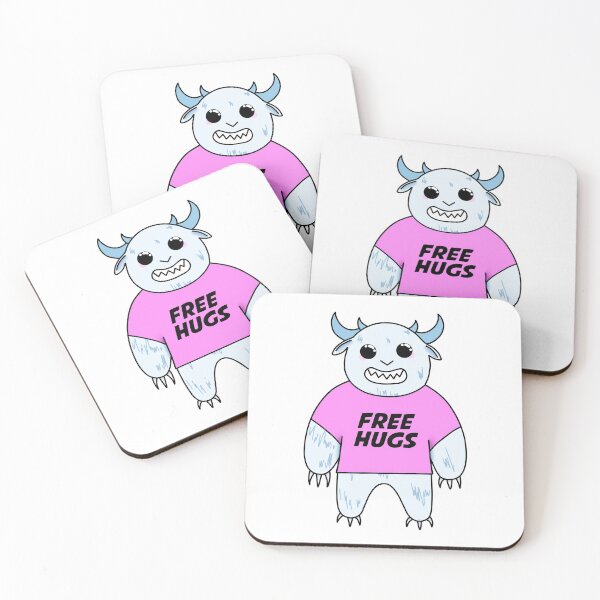 Item preview, Yeti Free Hugs designed and sold by rainbowcho.