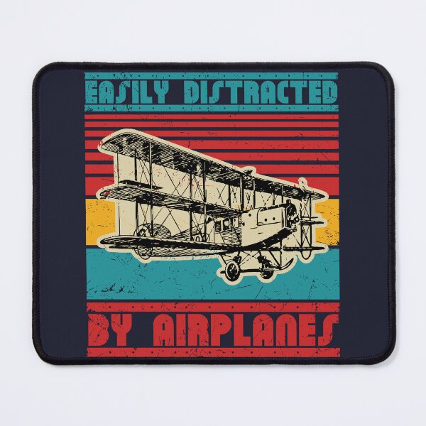 Item preview, Love airplanes distracted by them. Retro airplane. designed and sold by SweetLog.