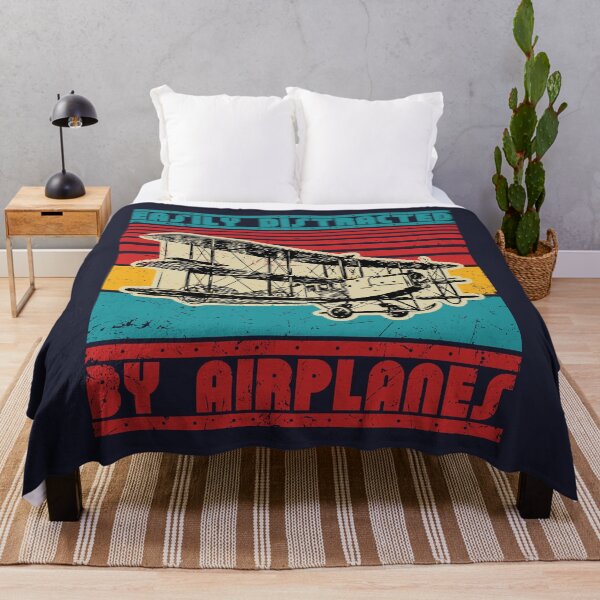 Item preview, Love airplanes distracted by them. Retro airplane. designed and sold by SweetLog.