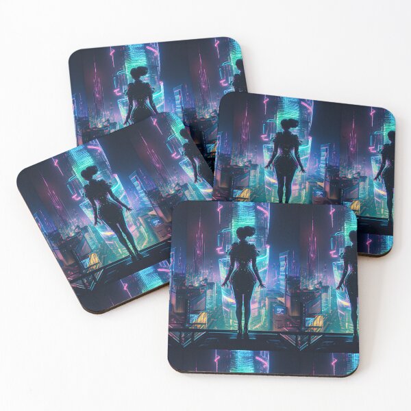 Item preview, Cyberpunk Geisha Tokyo City Nights designed and sold by Chrizz1990.