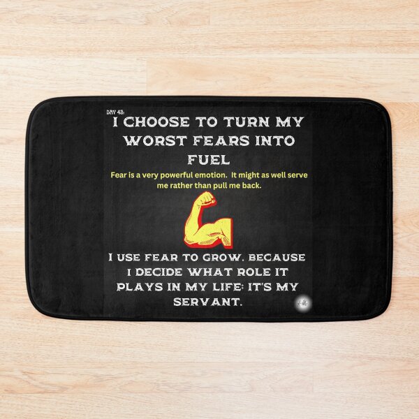 Item preview, Day 42 of the year: I choose to turn my worst fears into fuel designed and sold by BuddyBoots.