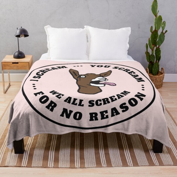 Item preview, I Scream You Scream We All Scream For No Reason – Funny screaming goats designed and sold by Rigipedia.