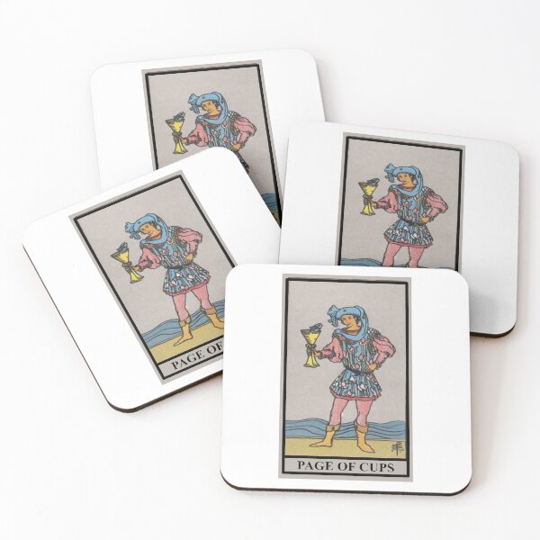 Item preview, PAGE OF CUPS Tarot  designed and sold by modymada.
