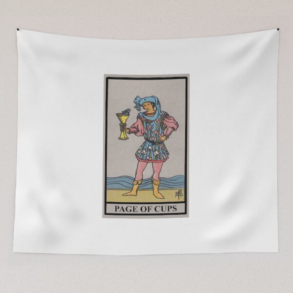 Item preview, PAGE OF CUPS Tarot  designed and sold by modymada.