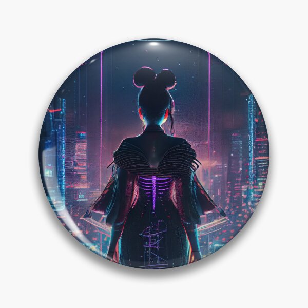 Item preview, Cyberpunk Geisha Tokyo City Nights designed and sold by Chrizz1990.