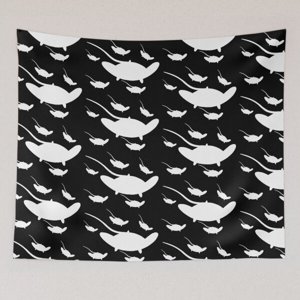 Item preview, Black&white Manta rays designed and sold by rainbowcho.