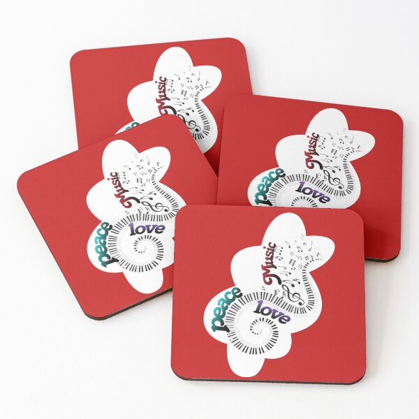 Item preview, Peace Love and Music designed and sold by moonsquares.
