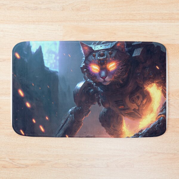 Item preview, Blazing Cat-Tron designed and sold by 9LivesCats.