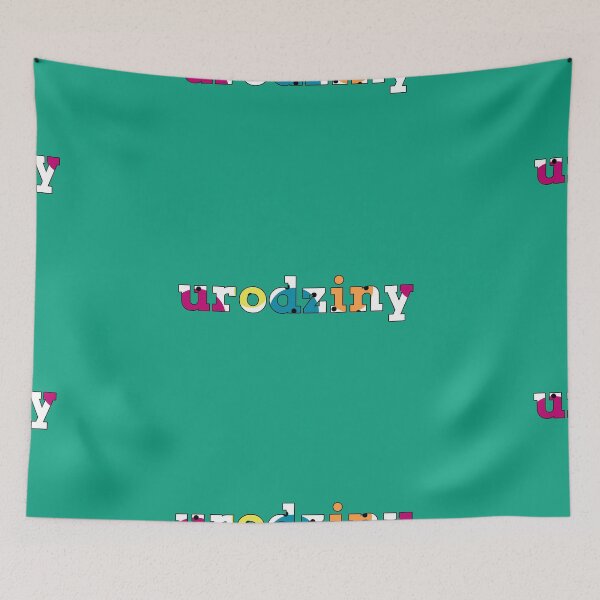 Item preview, Happy birthday colorful lettering in Polish designed and sold by magenta-dream.