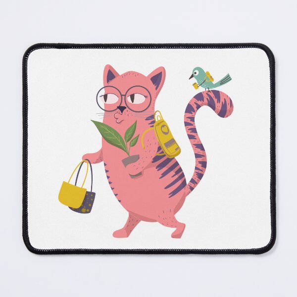 Item preview, City cat and bird designed and sold by DavesArtBook.