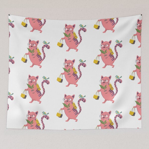 Item preview, City cat and bird designed and sold by DavesArtBook.