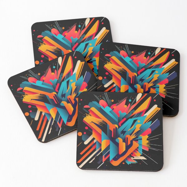 Item preview, Bold and Colorful Abstract Art Design Collection #1 designed and sold by delohill.