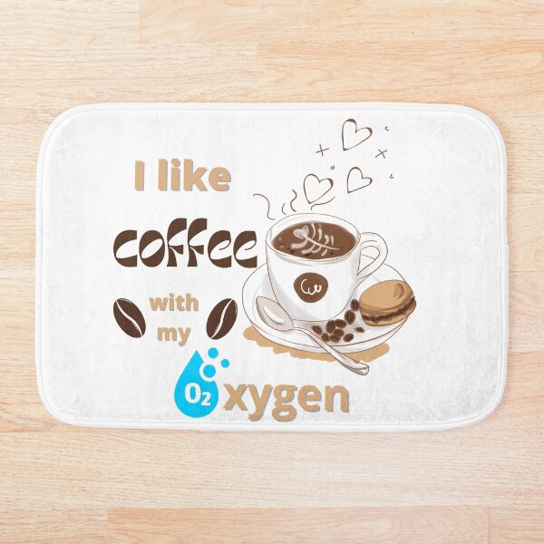 Item preview, Me gusta el cafe con mi oxigeno designed and sold by HappyFo.
