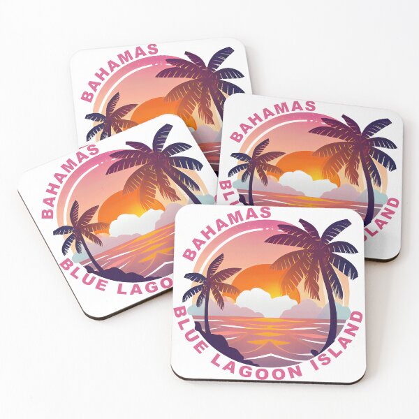 Item preview, Blue Lagoon Island Beach Bahamas designed and sold by GeneralNight.