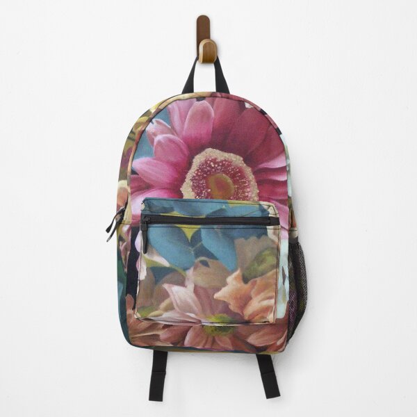 Flowers by Adelaide Artist Avril Thomas Backpack