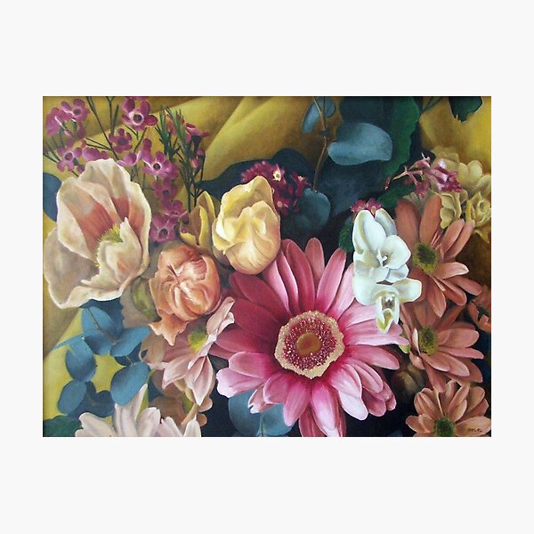 Flowers by Adelaide Artist Avril Thomas Photographic Print