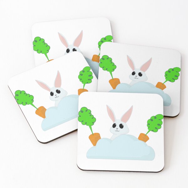 Item preview, Rabbit in clouds designed and sold by DavesArtBook.