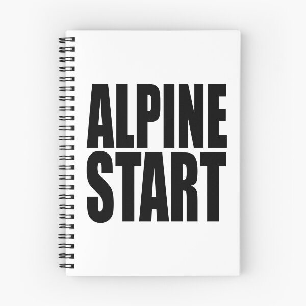 Artikelvorschau, ALPINE START für Bergsteiger, Kletterer, Rucksacktouristen und Wanderer entworfen und verkauft von PuddleMart.