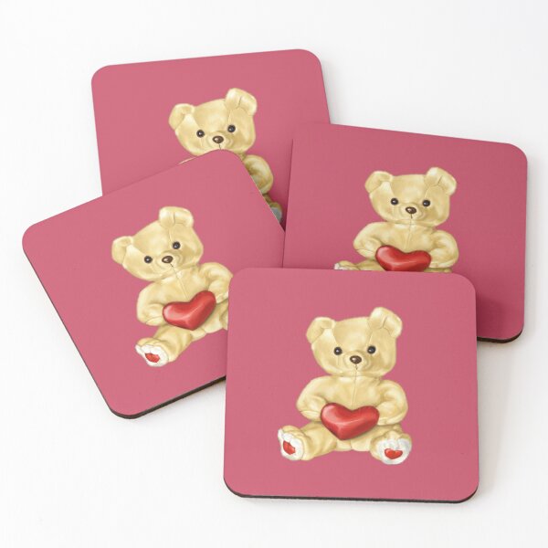 Item preview, Pink Cute Teddy Bear designed and sold by Boriana Giormova.