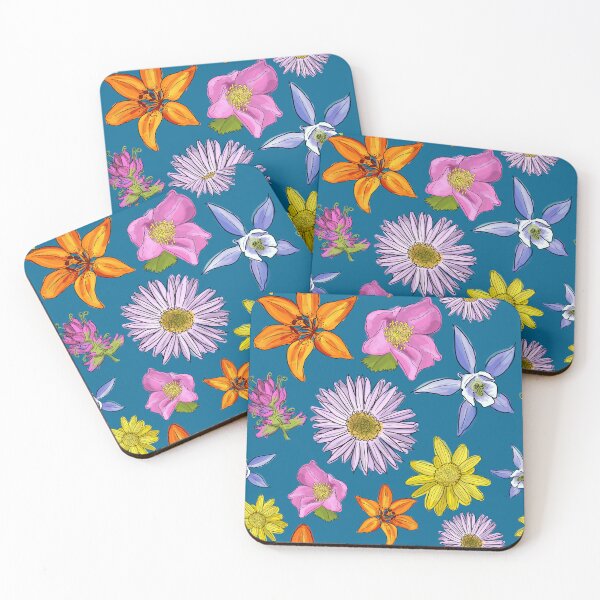 Artikelvorschau, Wildblumenmuster entworfen und verkauft von Lindsey McDonald.