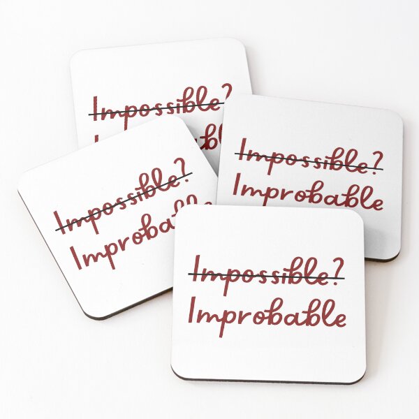 Item preview, Impossible? Improbable. designed and sold by Gwendesigns.