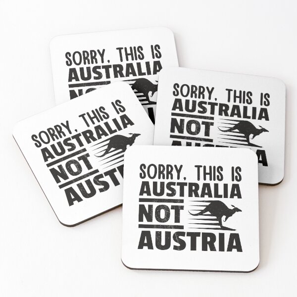 Item preview, Sorry, This is Australia Not Austria, Funny gift for him, Funny gift for her designed and sold by DADA635.