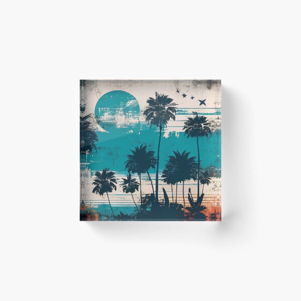 Item preview, Malibu, Grunge Sunset Version designed and sold by SamJanner.