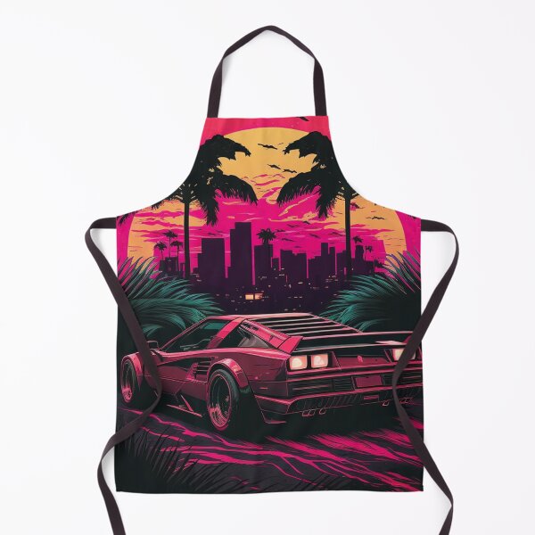 Item preview, Testarossa Synthwave Retro Car designed and sold by yaekus.